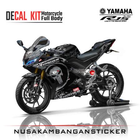 Decal Kit Sticker Yamaha R15 V3 VVA 155 - The Punisher! Stiker Full Body