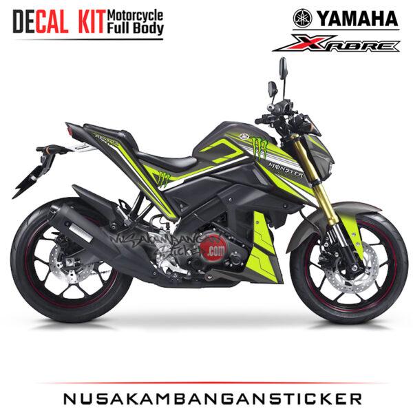 Decal Kit Sticker Yamaha Xabre Spesial Graphic Grey Stiker Full Body