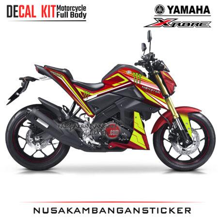 Decal Kit Sticker Yamaha Xabre Spesial Graphic Merah Stiker Full Body