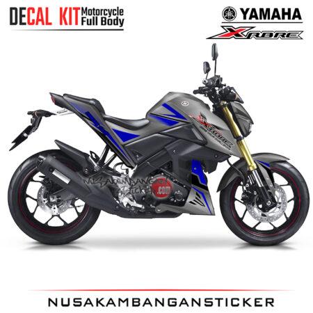 Decal Kit Sticker Yamaha Xabre Spesial Graphic Silver Blue 02 Stiker Full Body