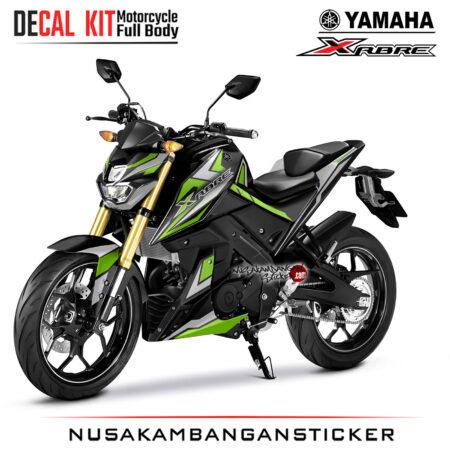 Decal Kit Sticker Yamaha Xabre Spesial Graphic Silver Green Stiker Full Body