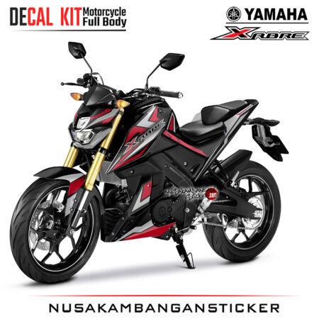 Decal Kit Sticker Yamaha Xabre Spesial Graphic Silver Red Stiker Full Body