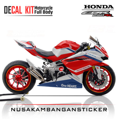 Decal Sticker Honda CBR 250 RR – Honda Racing Spesial Edition Red Stiker Full Body