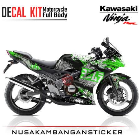 Decal Sticker Kawasaki Ninja 150 RR Black Green Yoshimura Motorcycle Graphic Kit