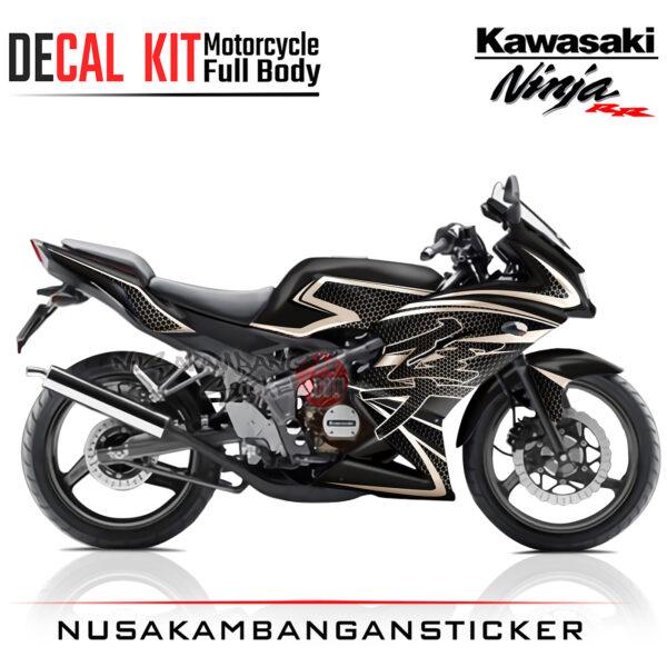 Decal Sticker Kawasaki Ninja 150 RR Black Kanji Motorcycle Graphic Kit