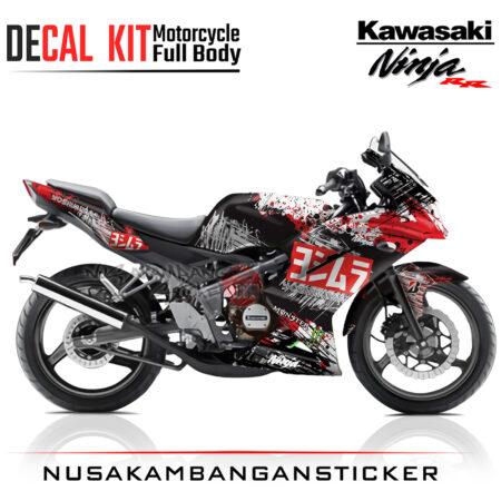 Decal Sticker Kawasaki Ninja 150 RR Black Red Yoshimura Motorcycle Graphic Kit