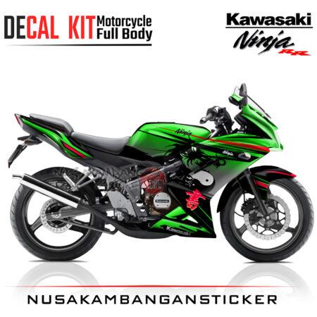 Decal Sticker Kawasaki Ninja 150 RR Dragon Green Motorcycle Graphic Kit
