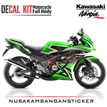 Decal Sticker Kawasaki Ninja 150 RR Green Kanji Motorcycle Graphic Kit