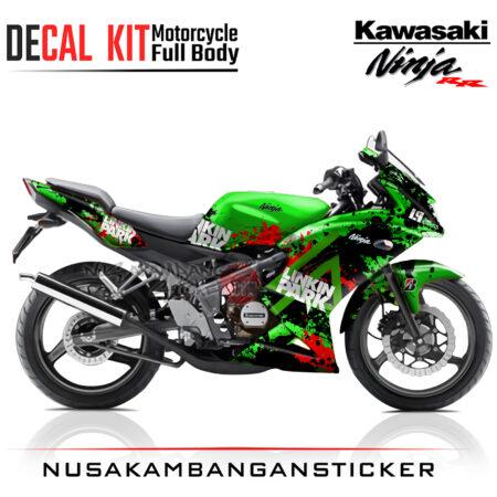 Decal Sticker Kawasaki Ninja 150 RR Linkin Park Green Motorcycle Graphic Kit