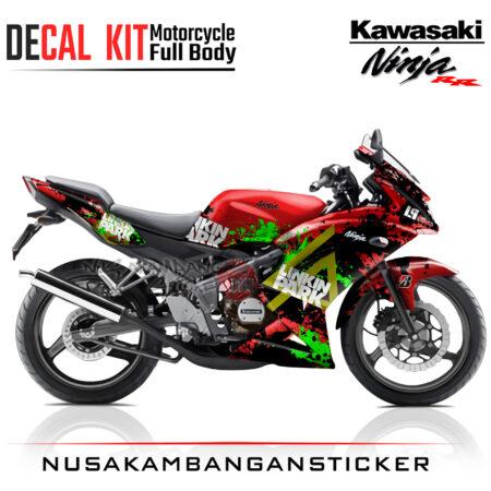 Decal Sticker Kawasaki Ninja 150 RR Linkin Park Red Motorcycle Graphic Kit