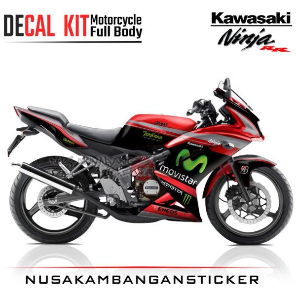 Decal Sticker Kawasaki Ninja 150 RR Livery Moto GP Merah Motorcycle Graphic Kit