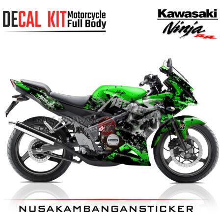 Decal Sticker Kawasaki Ninja 150 RR Metalica Green Motorcycle Graphic Kit