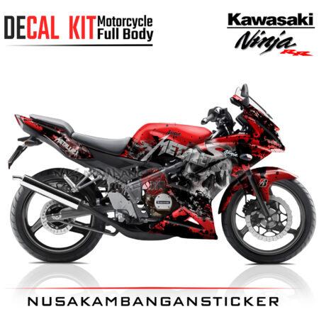 Decal Sticker Kawasaki Ninja 150 RR Metalica Red Motorcycle Graphic Kit