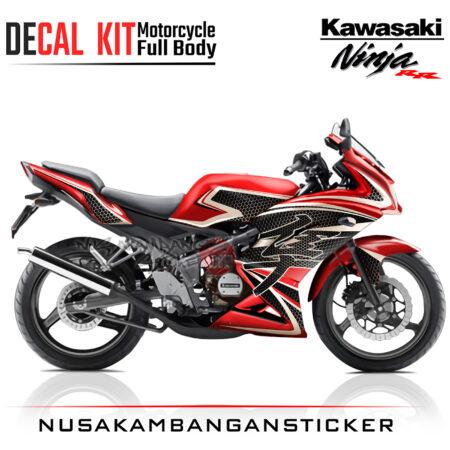 Decal Sticker Kawasaki Ninja 150 RR Red Kanji Motorcycle Graphic Kit