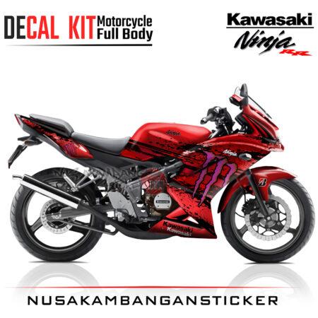 Decal Sticker Kawasaki Ninja 150 RR Red Mnstr! Motorcycle Graphic Kit