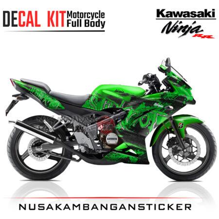 Decal Sticker Kawasaki Ninja 150 RR Slipknot Green Motorcycle Graphic Kit