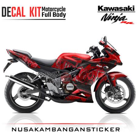 Decal Sticker Kawasaki Ninja 150 RR Slipknot Red Motorcycle Graphic Kit