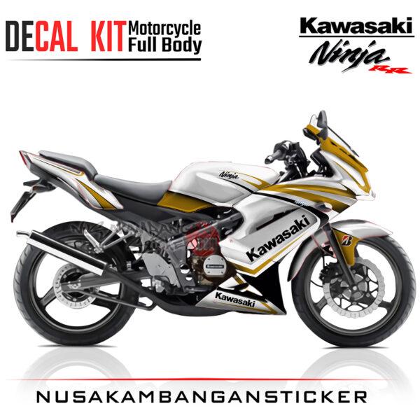 Decal Sticker Kawasaki Ninja 150 RR Spesial Graphic Gold Motorcycle Graphic Kit