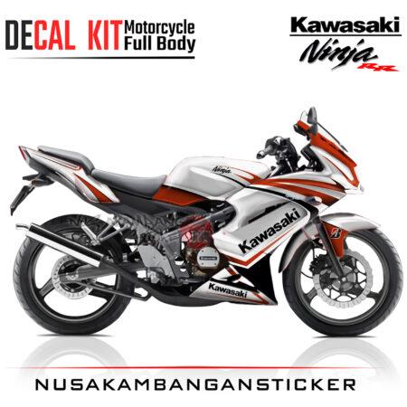 Decal Sticker Kawasaki Ninja 150 RR Spesial Graphic Oren Motorcycle Graphic Kit