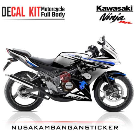 Decal Sticker Kawasaki Ninja 150 RR White Dragon Motorcycle Graphic Kit