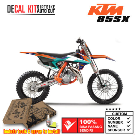 Decal Sticker Kit KTM 85 Sx Dirtbike Supermoto Graphic 01 Motocross Stiker Decals