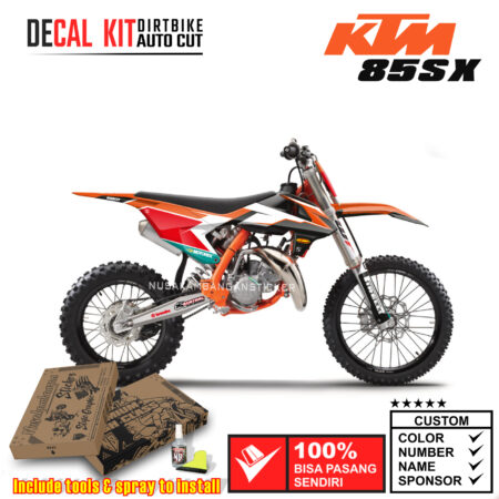 Decal Sticker Kit KTM 85 Sx Dirtbike Supermoto Graphic 02 Motocross Stiker Decals
