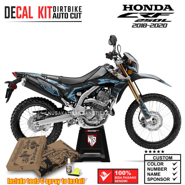 Decal Sticker Kit Supermoto Dirtbike Honda CRF 250 L Bercak Tosca 05 Graphic Kit Motocroos