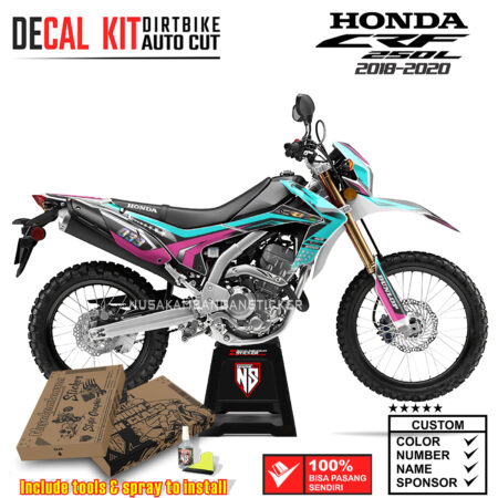 Decal Sticker Kit Supermoto Dirtbike Honda CRF 250 L Grafis Tosca 01 Graphic Kit Motocroos