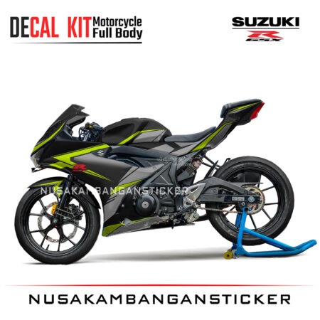 Decal Sticker Motor Suzuki GSX 150 R Black Grey Motorcycle Graphic