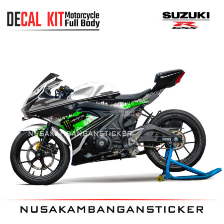 Decal Sticker Motor Suzuki GSX 150 R Black Mnstr! Motorcycle Graphic