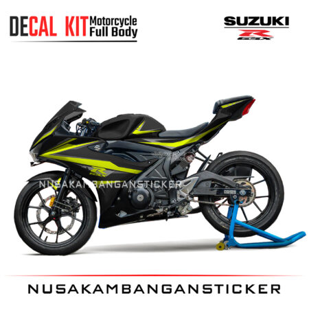 Decal Sticker Motor Suzuki GSX 150 R Graphic Black Motorcycle Graphic