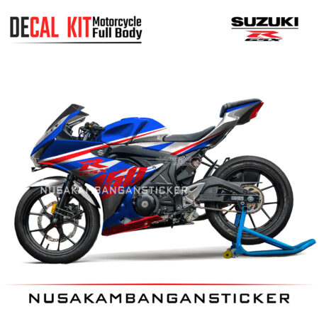 Decal Sticker Motor Suzuki GSX 150 R Graphic Blue 01 Motorcycle Graphic