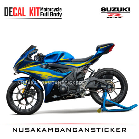 Decal Sticker Motor Suzuki GSX 150 R Graphic Blue Motorcycle Graphic