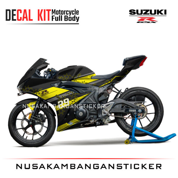Decal Sticker Motor Suzuki GSX 150 R Ianone Black Motorcycle Graphic