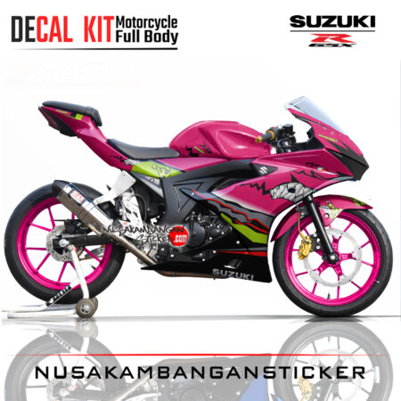 Decal Sticker Motor Suzuki GSX 150 R Shark pinky Motorcycle Graphic