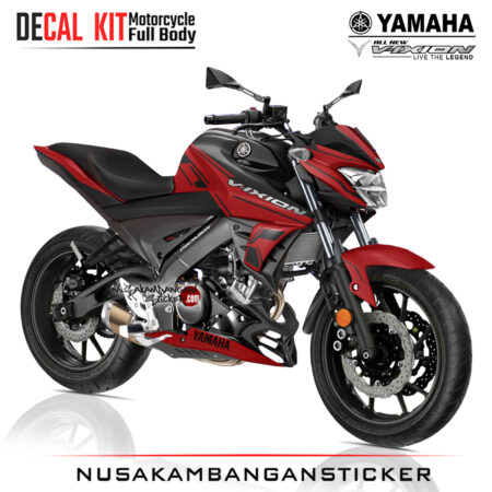 Decal Sticker Yamaha All New Vixion R Red Black Graphic Kit Decals