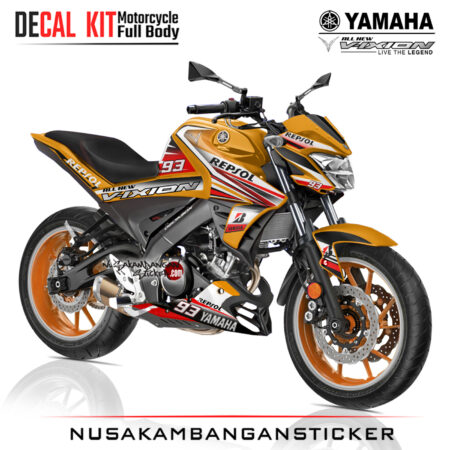 Decal Sticker Yamaha All New Vixion R Repsol Edition Graphic KIt Decals