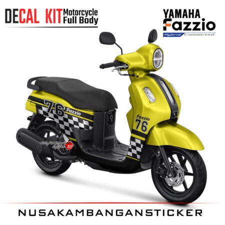 Decal Sticker Yamaha Fazzio Yelow Modifikasi