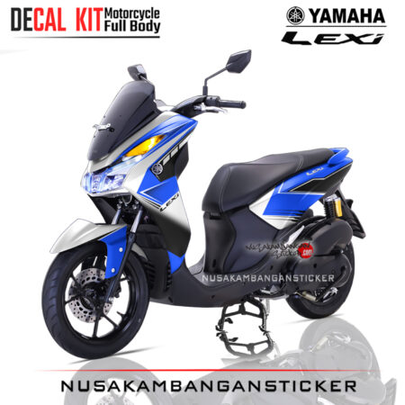 Decal Sticker Yamaha Lexi Spesial Edition Biru Kit Sticker Full Body