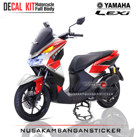 Decal Sticker Yamaha Lexi Spesial Edition Merah Kit Sticker Full Body