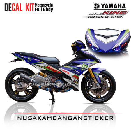 Decal Sticker Yamaha MX-King 150 Blue Edition Stiker full Body