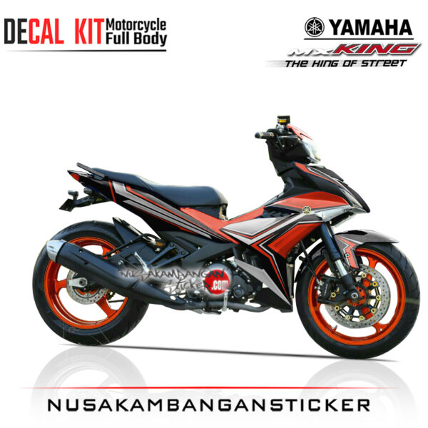 Decal Sticker Yamaha MX-King 150 Red Black Stiker full Body