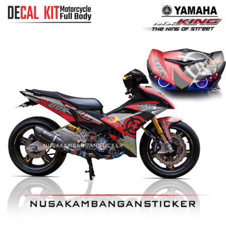 Decal Sticker Yamaha MX-King 150 Red Ridox Stiker full Body