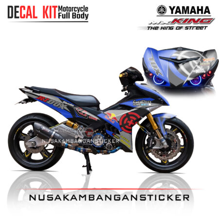 Decal Sticker Yamaha MX-King 150 Ridox Blue Stiker full Body