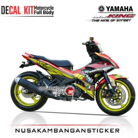Decal Sticker Yamaha MX-King 150 Sharks Red Stiker full Body
