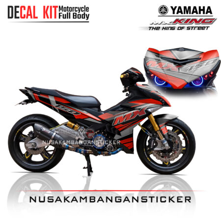 Decal Sticker Yamaha MX-King 150 Spesial Authenthic Graphic Red Stiker full Body