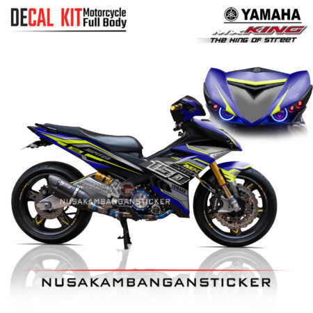 Decal Sticker Yamaha MX-King 150 Spesial Edition Biru Stiker full Body