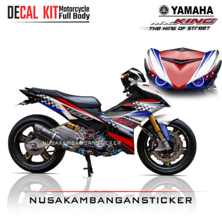 Decal Sticker Yamaha MX-King 150 Spesial Racing Edition Red Stiker full Body