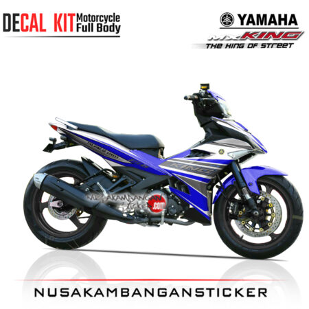 Decal Sticker Yamaha MX-King 150 The King Of Street Blue Stiker full Body