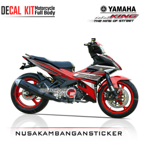 Decal Sticker Yamaha MX-King 150 The King Of Street Red White Stiker full Body